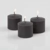 Richland Votive Candles Unscented Black 10 Hour Set Of 72