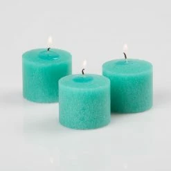 Ceremony Richland Votive Candles & Eastland Frosted Votive Holders Set Of 12