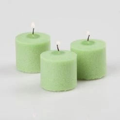 Shop By Event Richland Votive Candles Green Vanilla Lime Scented 10 Hour Set Of 72