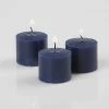 Shop By Event Richland Votive Candles Unscented Navy Blue 10 Hour Set Of 12