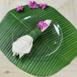 Richland Banana Leaf Tropical Place Mat 19x16 Christmas