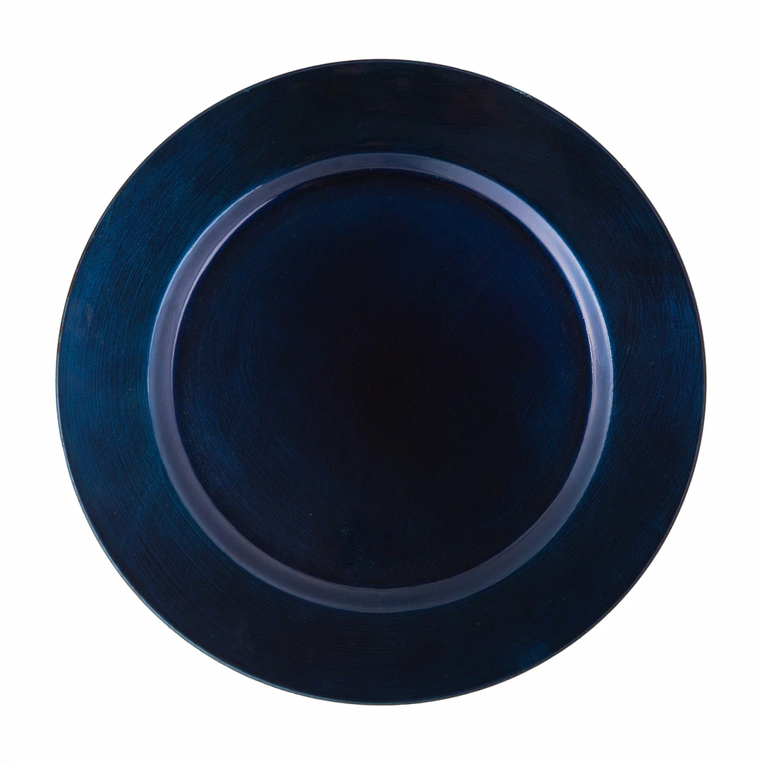Richland Plain Charger Plate 13" Royal Blue Set Of 24 1 Richland Plain Charger Plate 13" Royal Blue Set Of 24