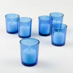 Ceremony Richland Votive Candles & Eastland Colored Votive Holders Set Of 12
