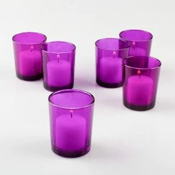 Richland Votive Candles & Eastland Colored Votive Holders Set Of 72 Ceremony
