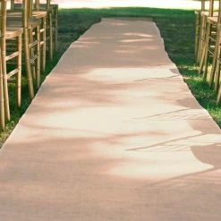 Richland Shop By Event Burlap 100 Ft Aisle Runner Natural
