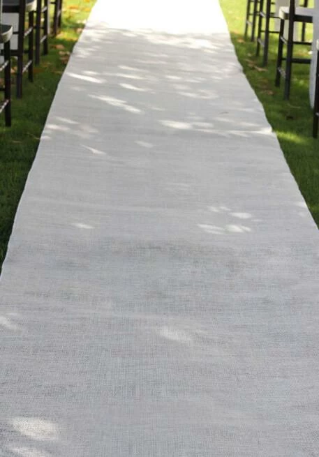Richland White Burlap Aisle Runner 36" X 100ft Shop By Event 1 Richland White Burlap Aisle Runner 36" X 100ft Shop By Event