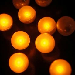 Richland Amber Fairy Berries (pack Of 10) LED Light Orbs Lighting