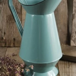 Richland Shop By Event Aqua Blue Farm House Pitcher 11"