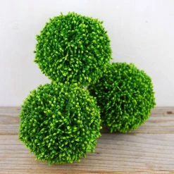 Richland 3 Sedum Balls 4in, Faux Succulents