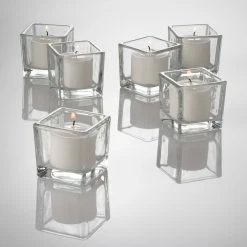 Richland Eastland Square Votive Candle Holder Set Of 12
