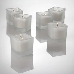 Richland Shop By Event Eastland Square Votive Candle Holder Frosted Set Of 36