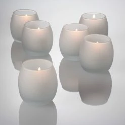 Richland Eastland Petite Hurricane Votive Candle Holder Frosted Set Of 72
