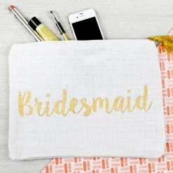 Save-On-Crafts Thanksgiving Mud Pie Bridesmaid Burlap Carry All
