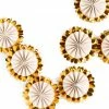 Richland Fancy Mini Fan Rosette Banner, MME, Party Decorations 8ft Gold Shop By Event
