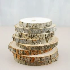 Richland 8 Tree Branch Rounds 3.5 - 5 In , Coasters Naturals & Florals
