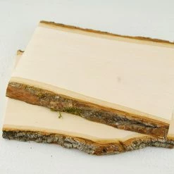 Richland Wood Plank 11" X 8" With Bark Shop By Event