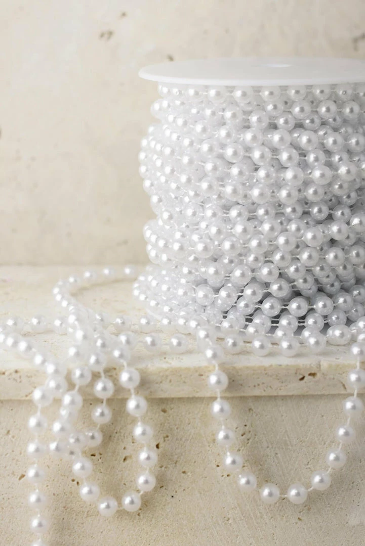 Richland Pearl Garland Spool 8mm 22yds Shop By Event 1 Richland Pearl Garland Spool 8mm 22yds Shop By Event