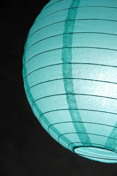 Save-On-Crafts 12" Oasis Blue Paper Lantern 1 Save-On-Crafts 12" Oasis Blue Paper Lantern