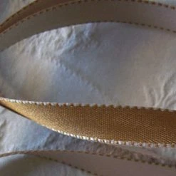 Richland Double Sided Gold & Ivory 1/2" Satin Ribbon 55 Yds