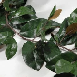 Richland Deluxe Magnolia Leaf Garland 6' 109 Leaves Christmas