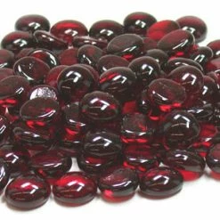 Richland Vase Gems Ruby Red Glass 18 Lbs. Weddings