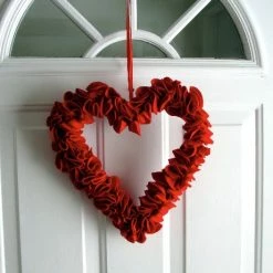 Richland Styrofoam Heart Wreath 11"