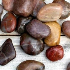 Richland Weddings Vase Filler, 2 Lbs., Polished River Rocks