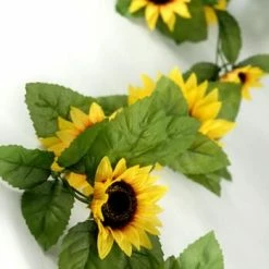 Richland Sunflower Garland Silk 6ft