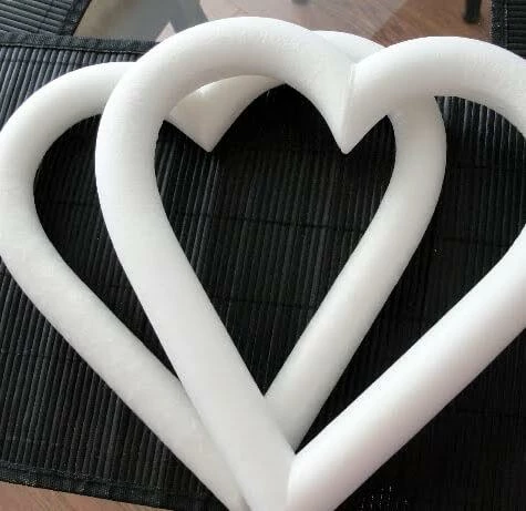 Richland Styrofoam Heart Wreath 9" 1 Richland Styrofoam Heart Wreath 9"