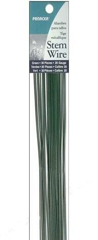 Richland Florist Stem Wire (360 Pieces) 20 Gauge GREEN