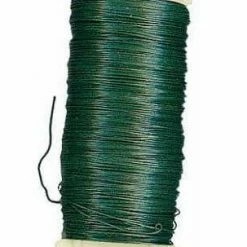 Richland Shop By Event Floral Paddle Wire 22 Gauge, Floral Wire Green