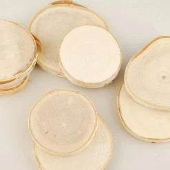 Richland Natural Birch Rounds 3-5in (Set Of 8)