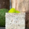 Richland Pots & Planters Birch Bark Square Pot With Liner 5in