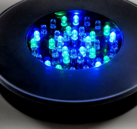 Richland Super Bright 40 LED Light Base, 6 1/4" Diameter, 1" Height, Multi-Color Black Body 1 Richland Super Bright 40 LED Light Base, 6 1/4" Diameter, 1" Height, Multi-Color Black Body