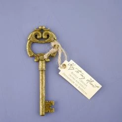 Richland Bachelorette Party Key To My Heart Bottle Opener, Antique Key, Wedding Favors
