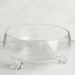 Richland Clear Glass 10" Lily Bowl
