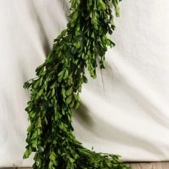 Richland Natural Preserved Boxwood Garland 45in