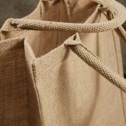 Richland Thanksgiving 6 Burlap Gift Tote Bags 12 X 12
