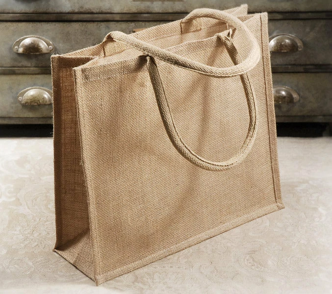 Richland Large Burlap Tote Bags 15x13 (Pack Of 6) 2 Richland Large Burlap Tote Bags 15x13 (Pack Of 6)