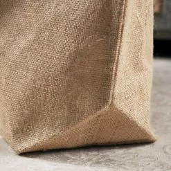 Richland Large 20" Burlap Tote Bags With Handles