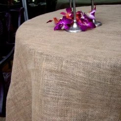 Richland Square Burlap Table Cloth Hemmed 80 X 80
