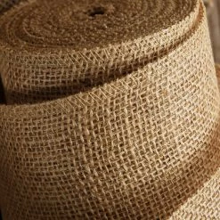 Richland Weddings Burlap Ribbon Natural 6" X 10 Yards