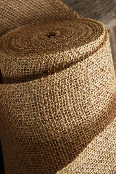Richland Weddings Burlap Ribbon Natural 6" X 10 Yards 2 Richland Weddings Burlap Ribbon Natural 6" X 10 Yards
