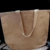 Richland Large 24" Burlap Tote Bag, Cotton Lining Thanksgiving
