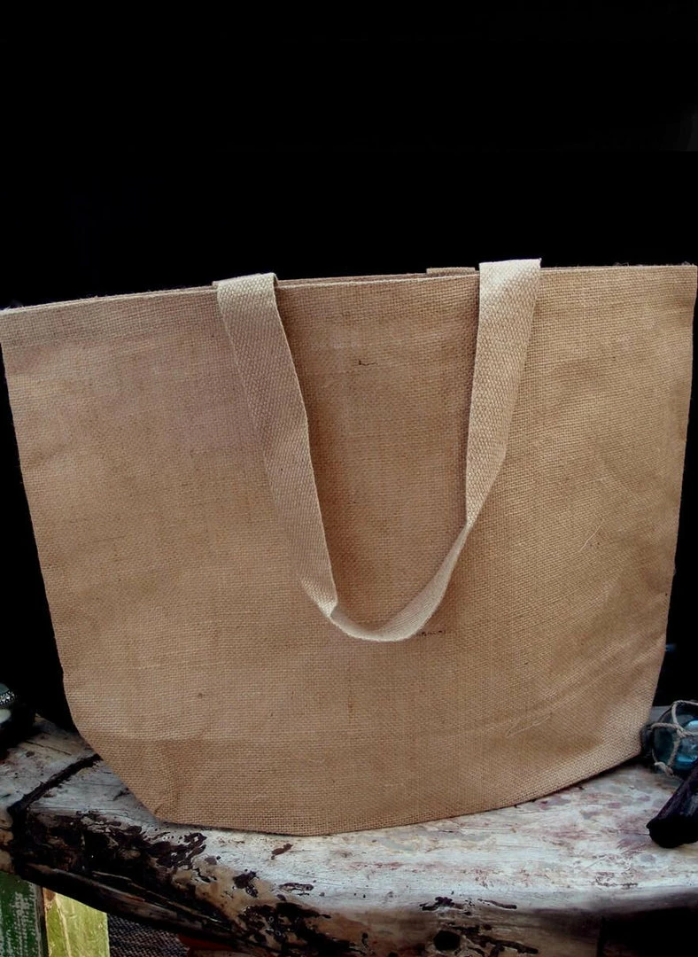 Richland Large 24" Burlap Tote Bag, Cotton Lining Thanksgiving 1 Richland Large 24" Burlap Tote Bag, Cotton Lining Thanksgiving