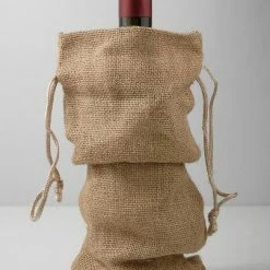 Richland Burlap Wine Bags Drawstring (Pack Of 5) Shop By Event