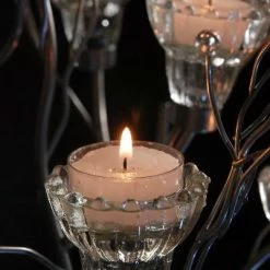 Richland 2 Silver Branched Candle Trees 43in Anniversary