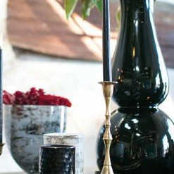 Richland Gold Metal Antique Candlestick 9.25in Taper Candle Holders Shop By Event