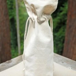 Richland Canvas Wine Bottle Gift Bags (Set Of 5)