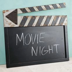 Save-On-Crafts Chalkboard 20" Director's Clapboard Marquee Letters & Signs